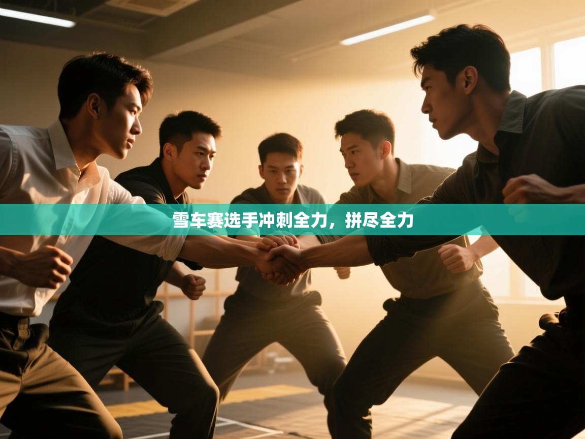 雪车赛选手冲刺全力，拼尽全力  第2张