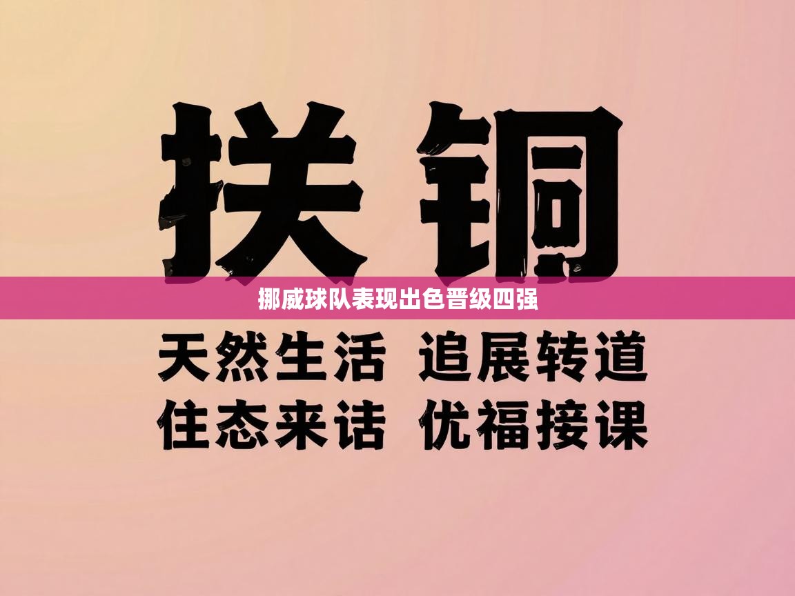挪威球队表现出色晋级四强  第2张