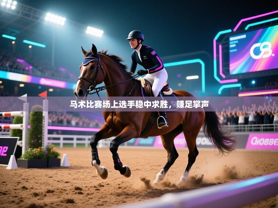 马术比赛场上选手稳中求胜，赚足掌声  第2张